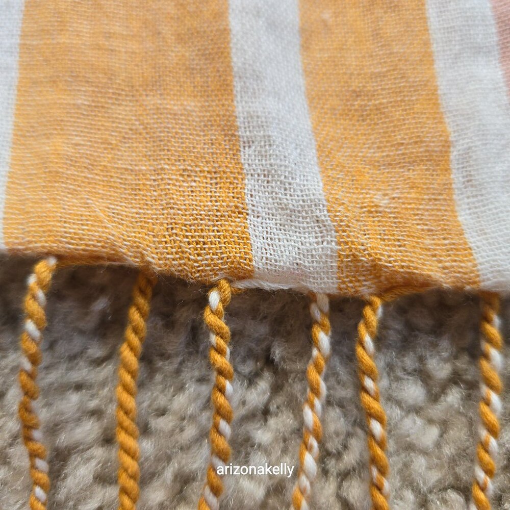 Hoss Intropia Huge Stripe Scarf Shawl Wrap - Picture 9 of 15